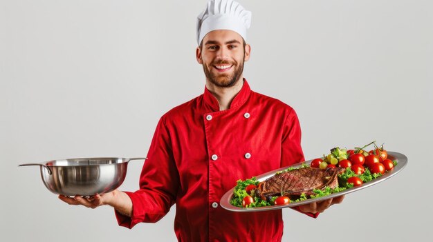 Улыбающийся повар